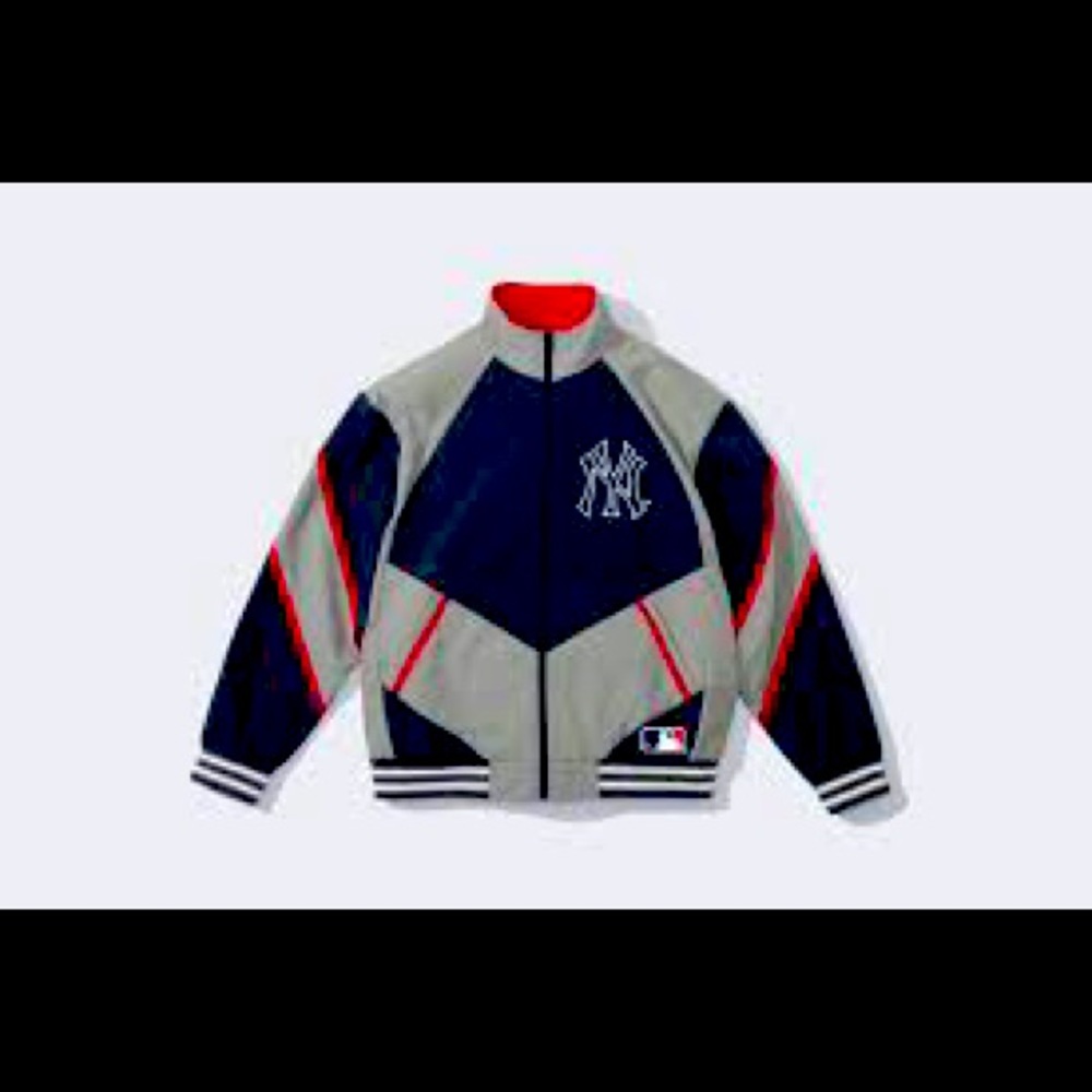 Supreme x New York Yankees Track Jacket Navy S